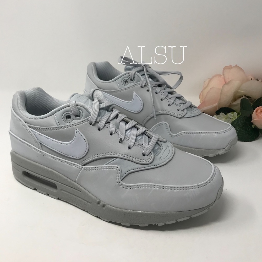 Nike Air Max 1 LX Leather Pure Platinum W AUTHENT - Picture 4 of 7